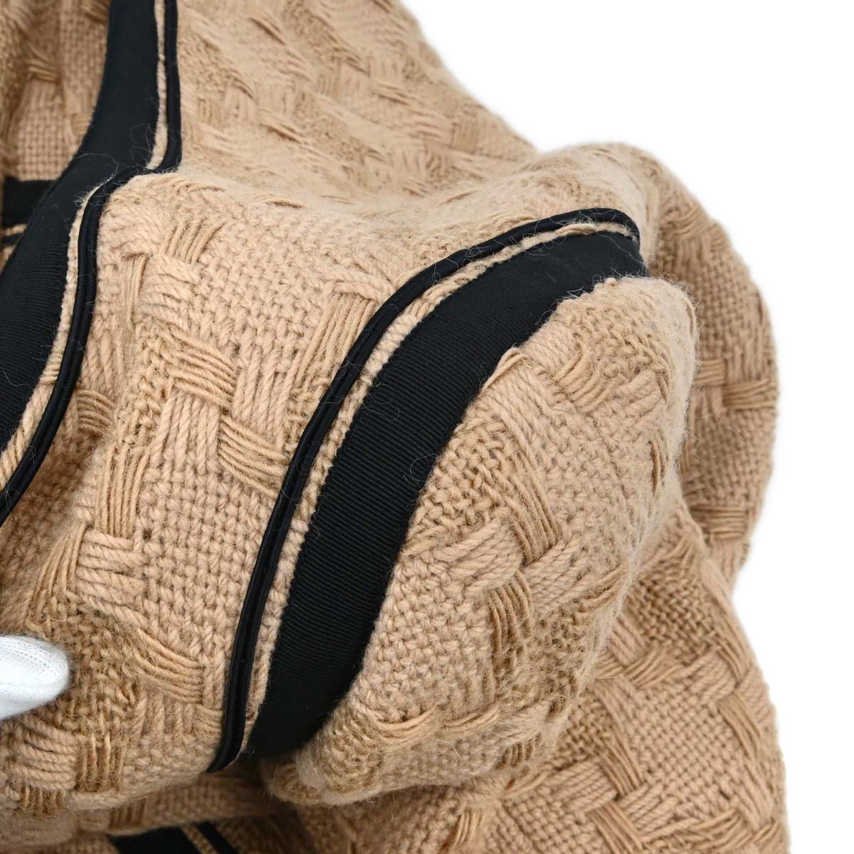 Chanel 2008 Collarless Jacket Beige #38