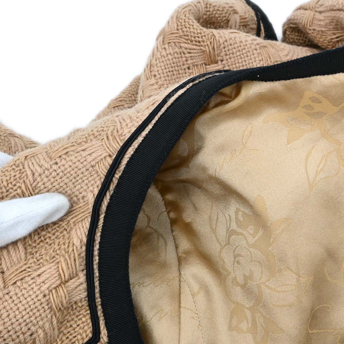 Chanel 2008 Collarless Jacket Beige #38