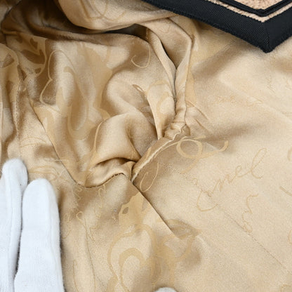 Chanel 2008 Collarless Jacket Beige #38
