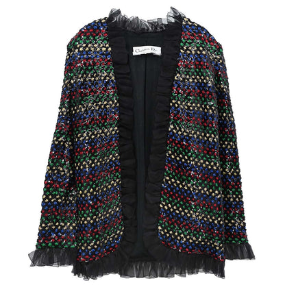 Christian Dior Sequins Jacket Black #38–40