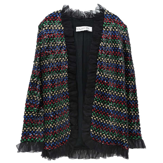 Christian Dior Sequins Jacket Black #38–40