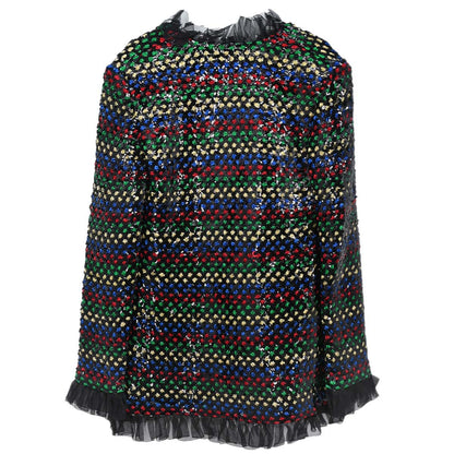 Christian Dior Sequins Jacket Black #38–40