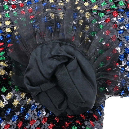 Christian Dior Sequins Jacket Black #38–40