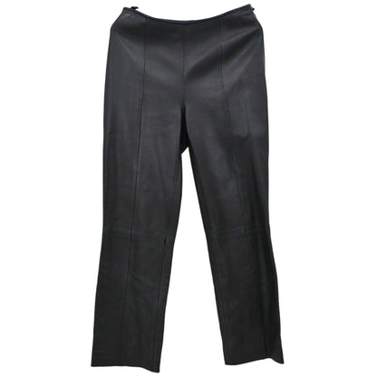 Loewe Long Pants Leather Black #38