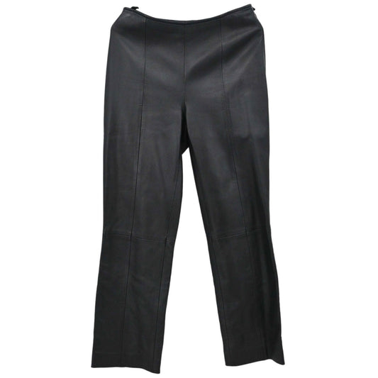 Loewe Long Pants Leather Black #38