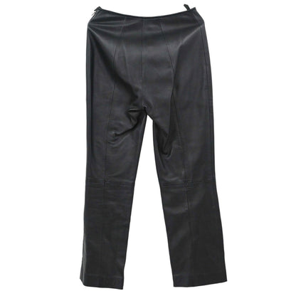 Loewe Long Pants Leather Black #38