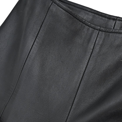 Loewe Long Pants Leather Black #38