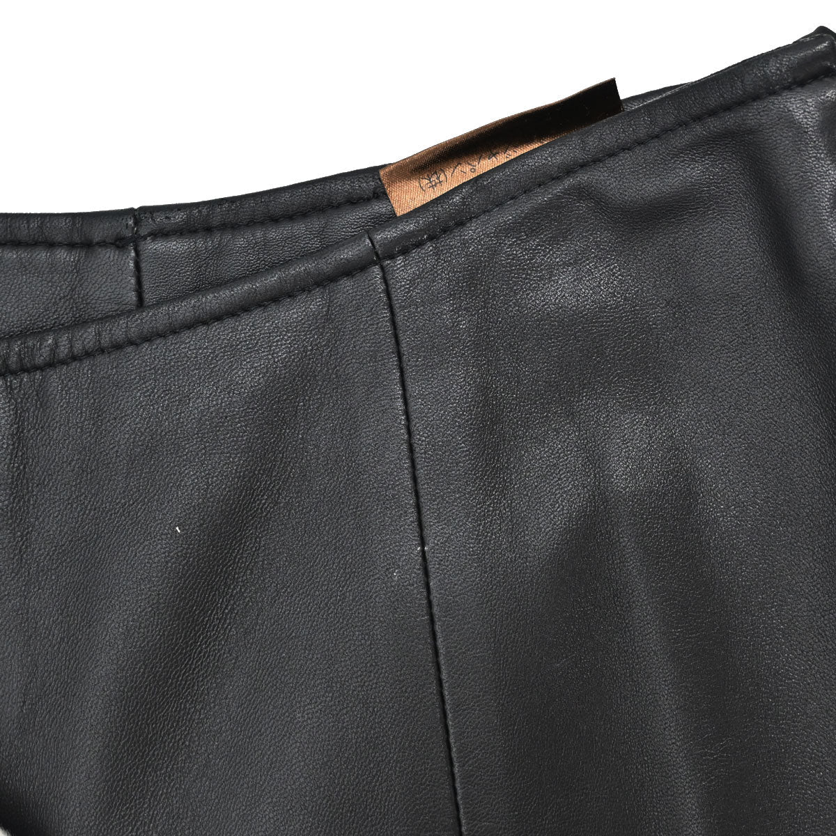 Loewe Long Pants Leather Black #38