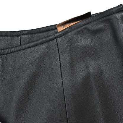 Loewe Long Pants Leather Black #38
