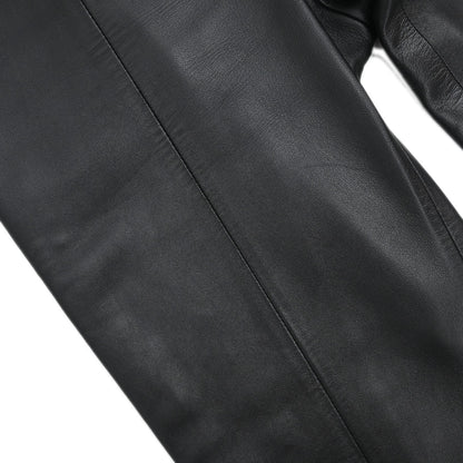 Loewe Long Pants Leather Black #38