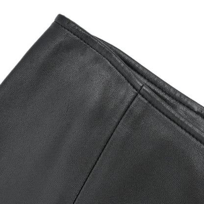 Loewe Long Pants Leather Black #38