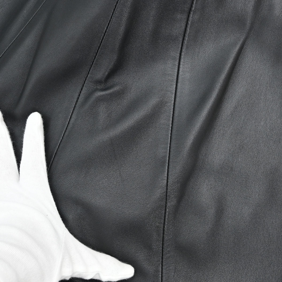 Loewe Long Pants Leather Black #38