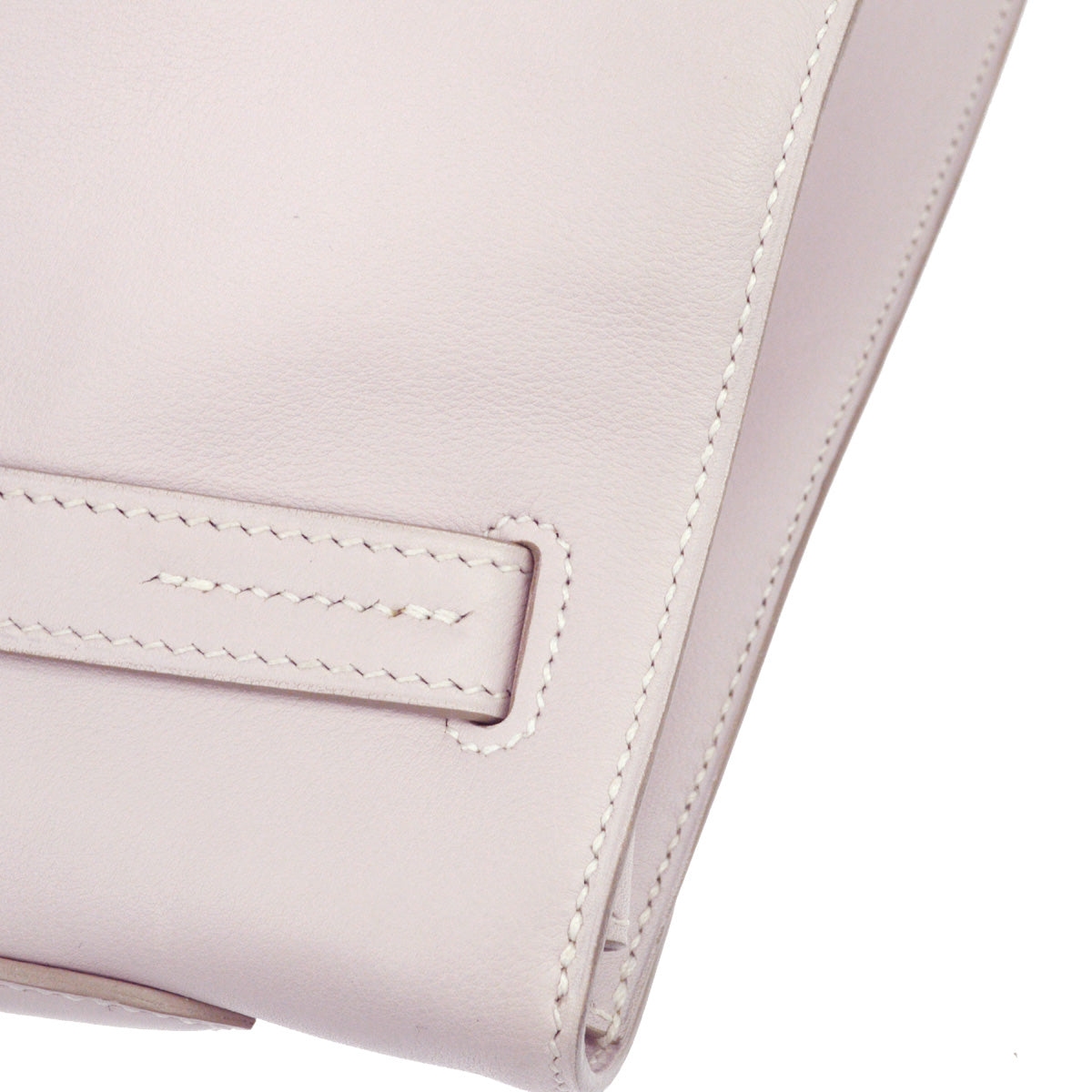 Hermes Rose Dragee Swift Kelly Flat 35 Handbag