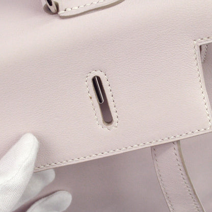 Hermes Rose Dragee Swift Kelly Flat 35 Handbag