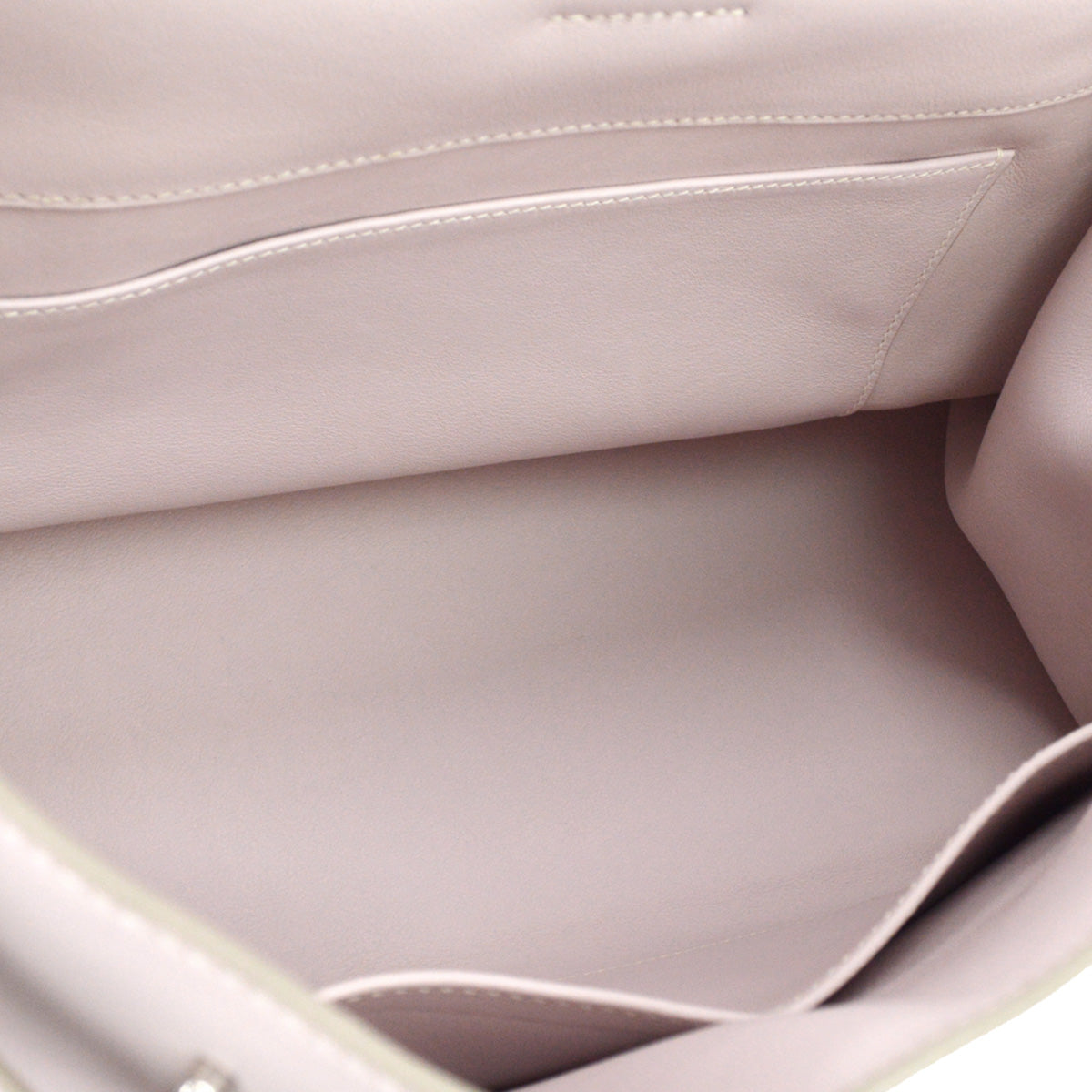 Hermes Rose Dragee Swift Kelly Flat 35 Handbag