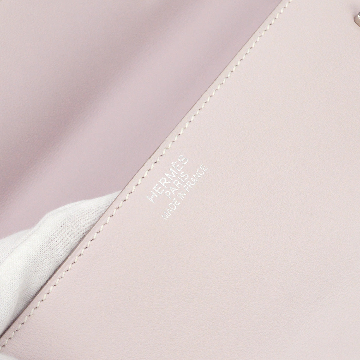 Hermes Rose Dragee Swift Kelly Flat 35 Handbag