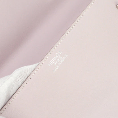 Hermes Rose Dragee Swift Kelly Flat 35 Handbag