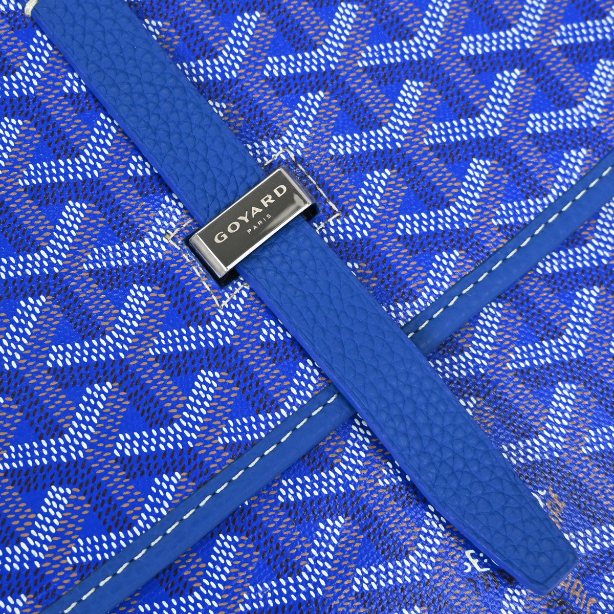 Goyard Blue Belvedere MM Shoulder Bag