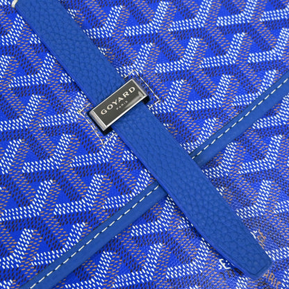 Goyard Blue Belvedere MM Shoulder Bag
