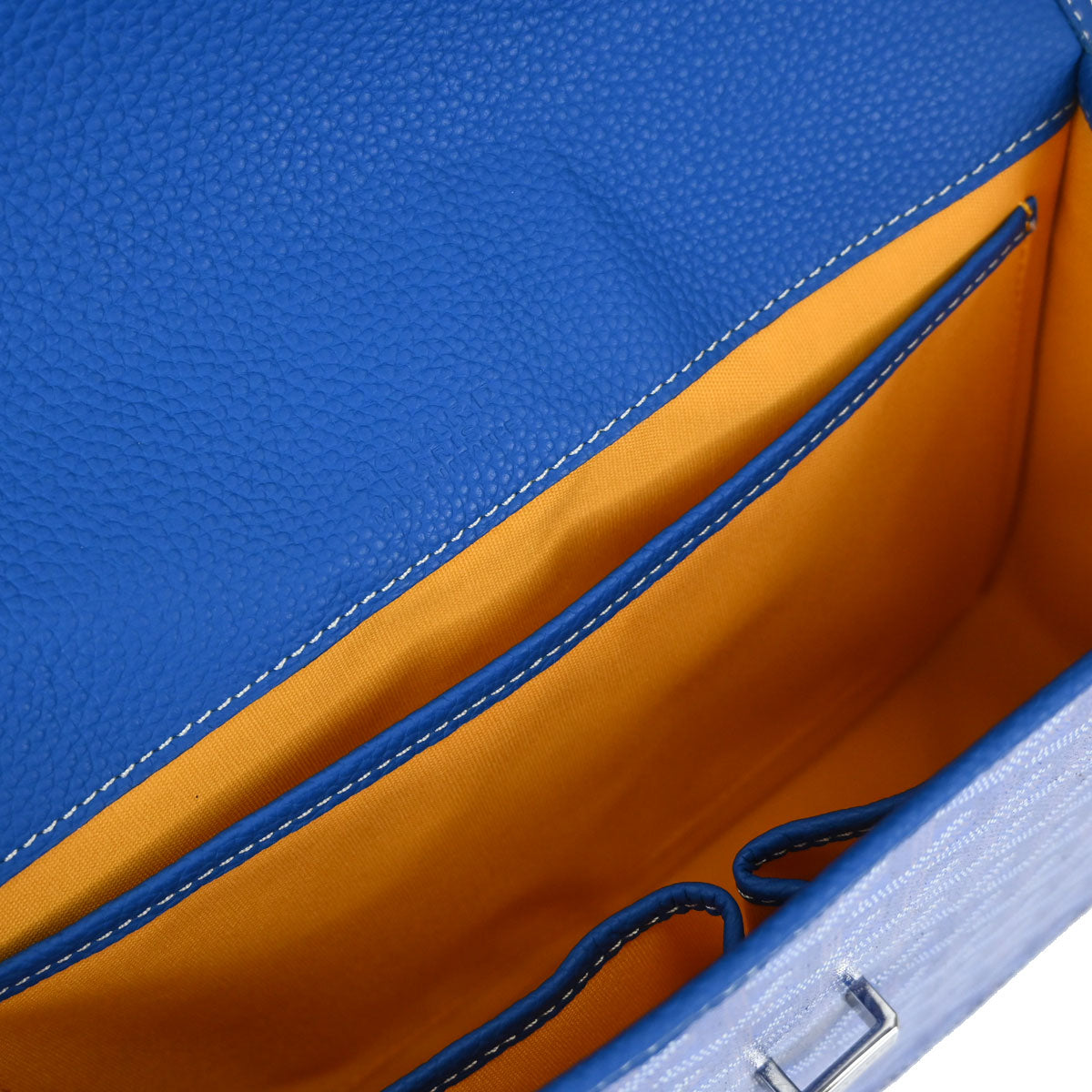 Goyard Blue Belvedere MM Shoulder Bag
