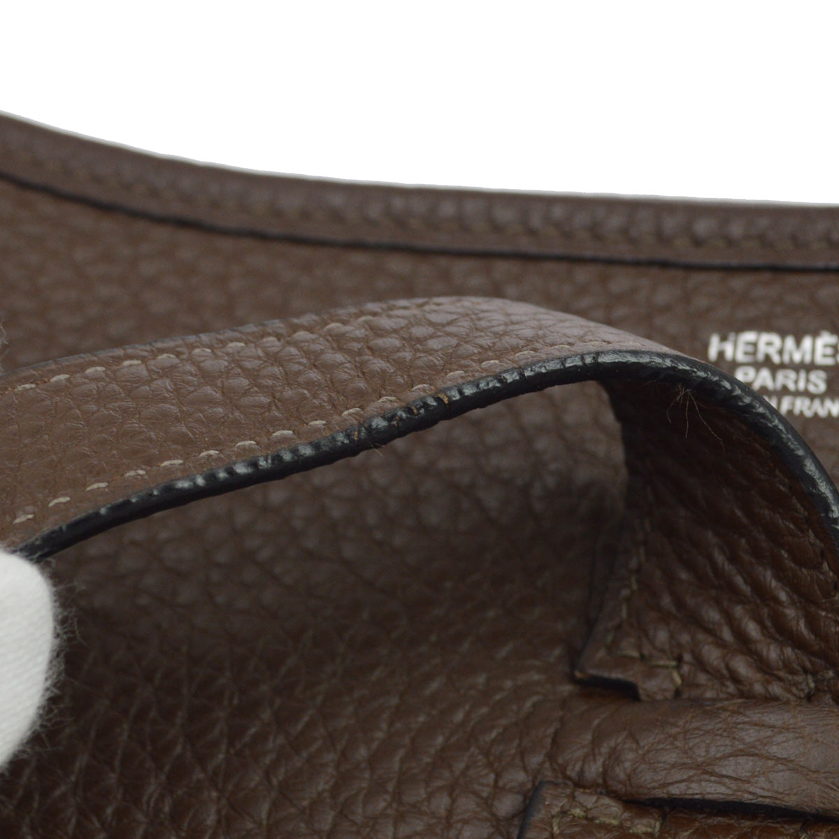 Hermes Terre Taurillon Clemence Evelyne 2 33 GM Shoulder Bag
