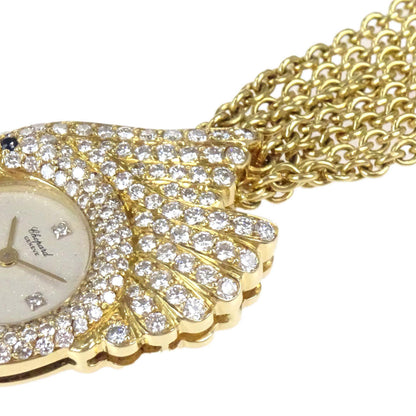 Chopard Swan Diamonds Ref.10/4858 25mm Quartz Watch 18KYG Diamond