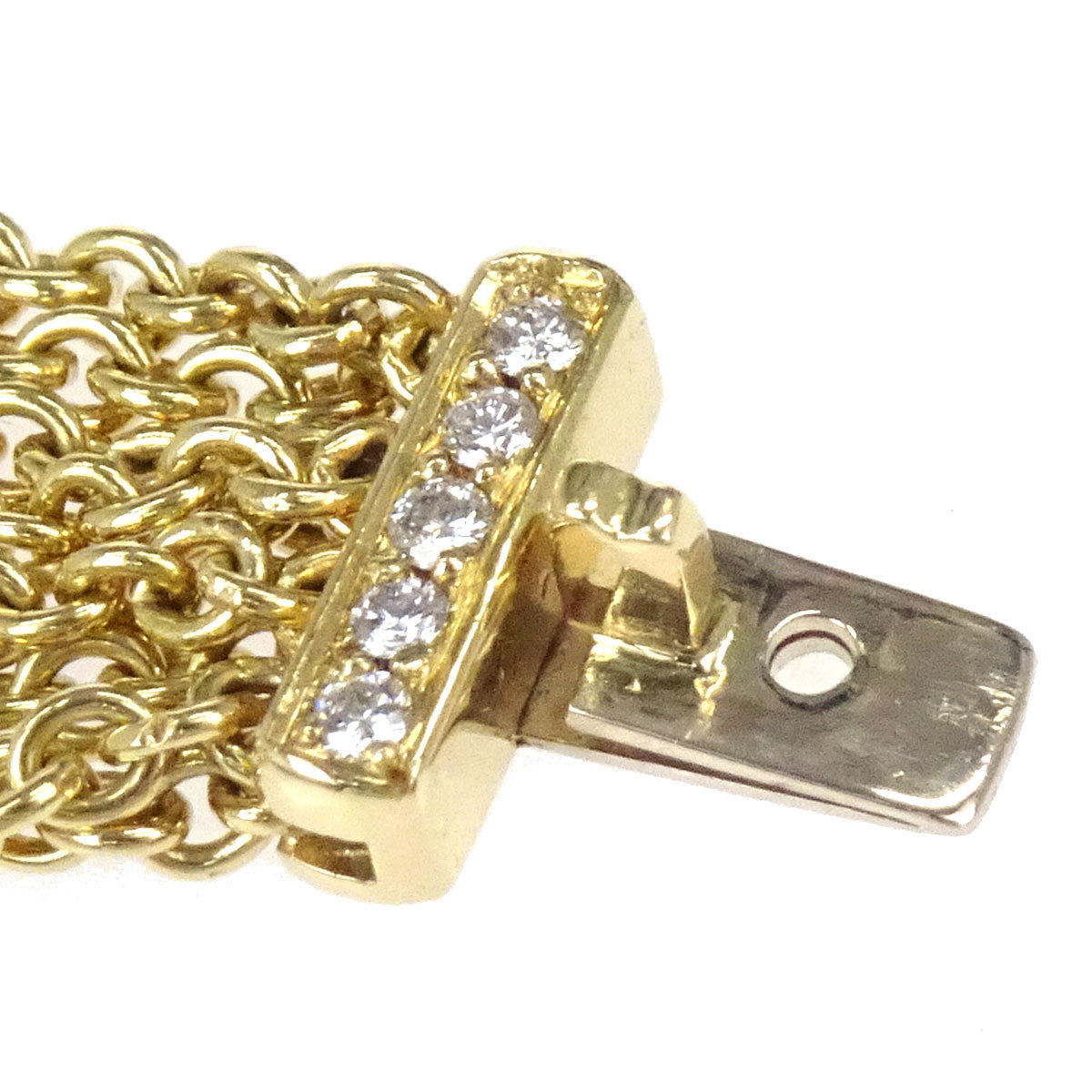 Chopard Swan Diamonds Ref.10/4858 25mm Quartz Watch 18KYG Diamond