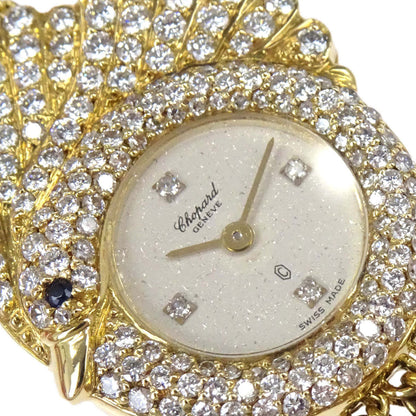 Chopard Swan Diamonds Ref.10/4858 25mm Quartz Watch 18KYG Diamond