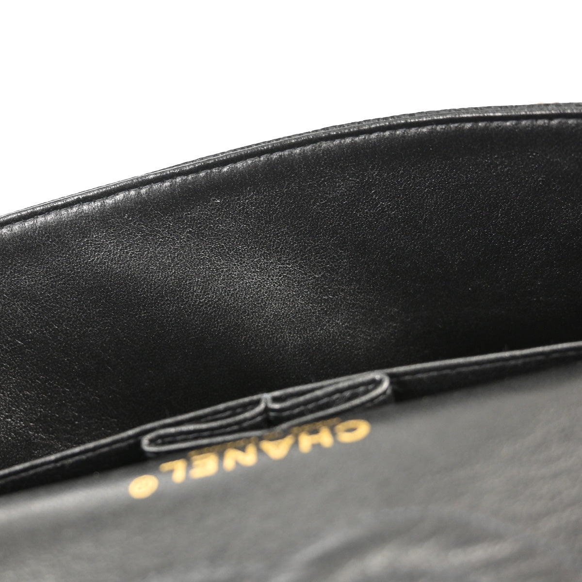 Chanel Black Caviar Skin Medium Classic Double Flap Shoulder Bag