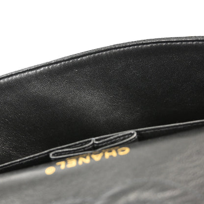 Chanel Black Caviar Skin Medium Classic Double Flap Shoulder Bag