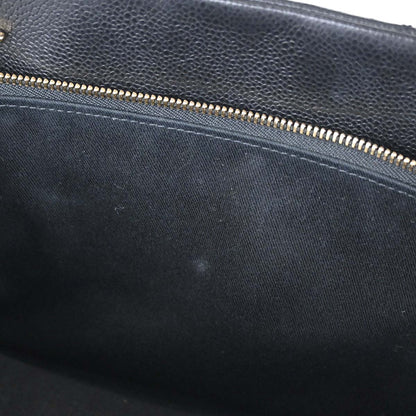 Chanel Black Caviar Skin Timeless CC Chain Tote Bag