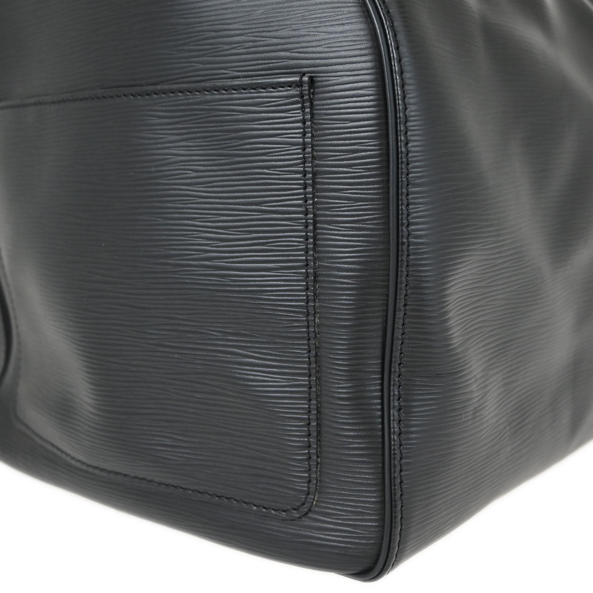 Louis Vuitton Black Epi Keepall 55 Travel Handbag M42952