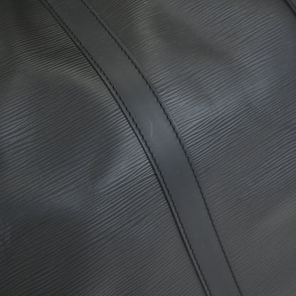 Louis Vuitton Black Epi Keepall 55 Travel Handbag M42952