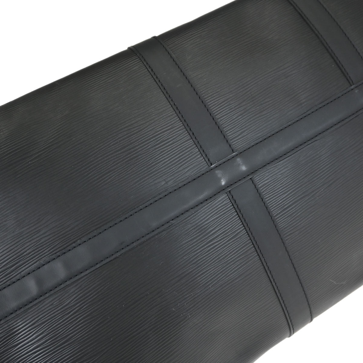Louis Vuitton Black Epi Keepall 55 Travel Handbag M42952