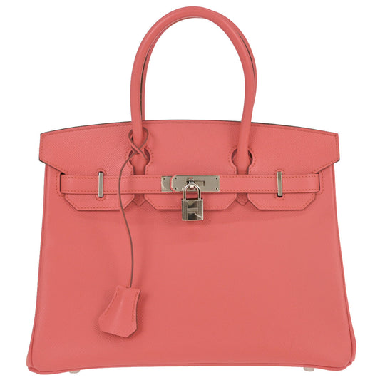 Hermes Flamingo Epsom Birkin 30 Handbag
