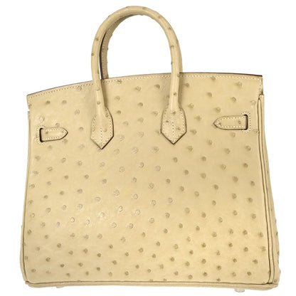Hermes * Parchemin Ostrich Birkin 25 Handbag