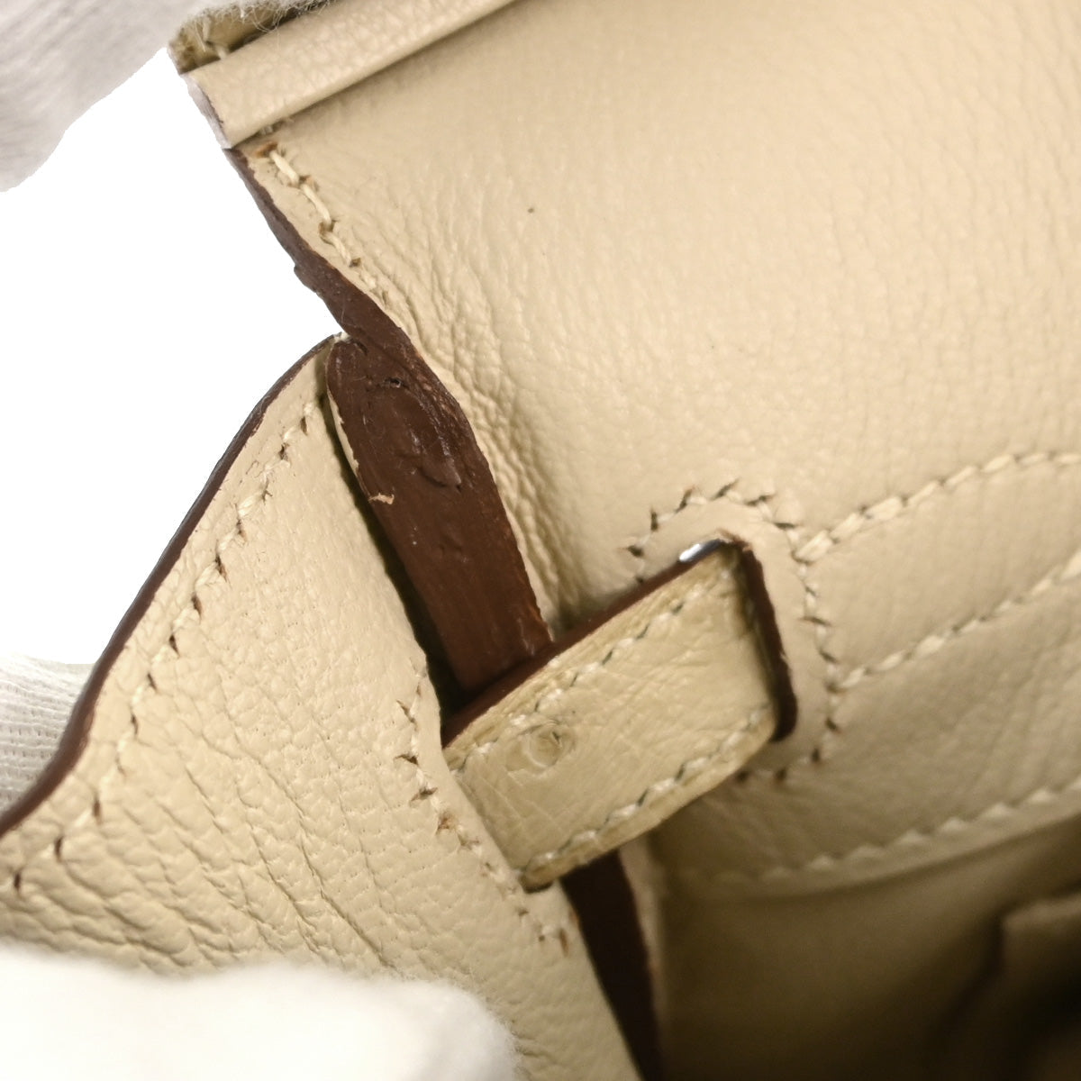 Hermes * Parchemin Ostrich Birkin 25 Handbag