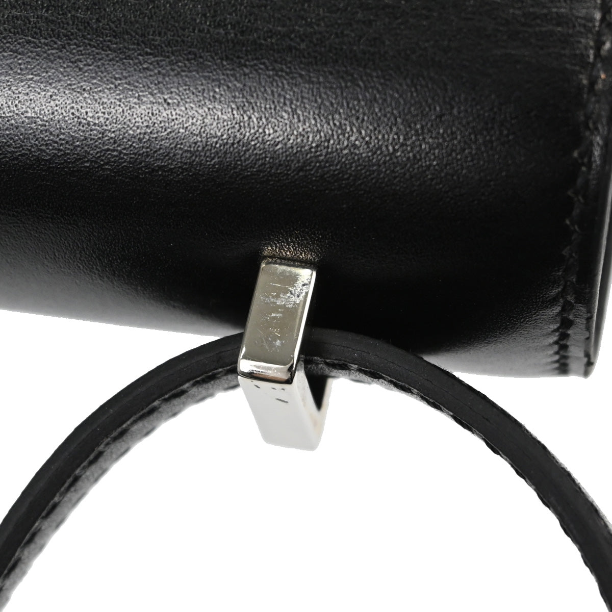 Hermes * Black Box Calf Lizard Constance 18 Shoulder Bag