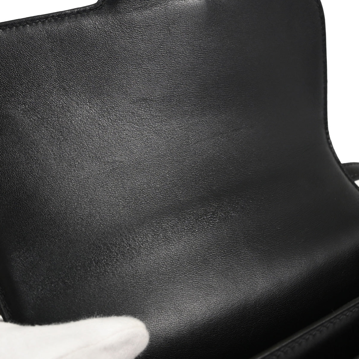 Hermes * Black Box Calf Lizard Constance 18 Shoulder Bag