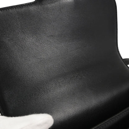Hermes * Black Box Calf Lizard Constance 18 Shoulder Bag