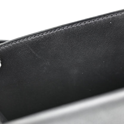 Hermes * Black Box Calf Lizard Constance 18 Shoulder Bag