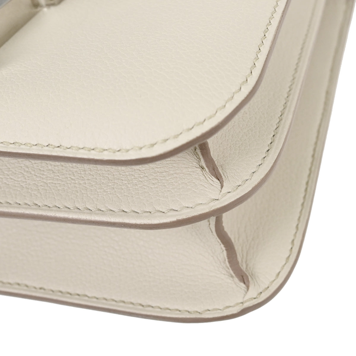 Hermes Vanille Evercolor Constance 24 Shoulder Bag