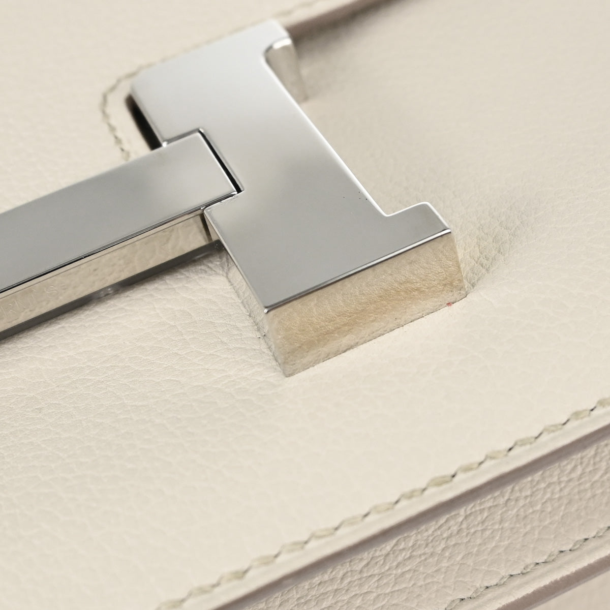 Hermes Vanille Evercolor Constance 24 Shoulder Bag