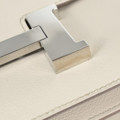 Hermes Vanille Evercolor Constance 24 Shoulder Bag