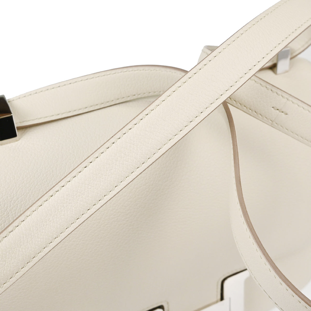 Hermes Vanille Evercolor Constance 24 Shoulder Bag