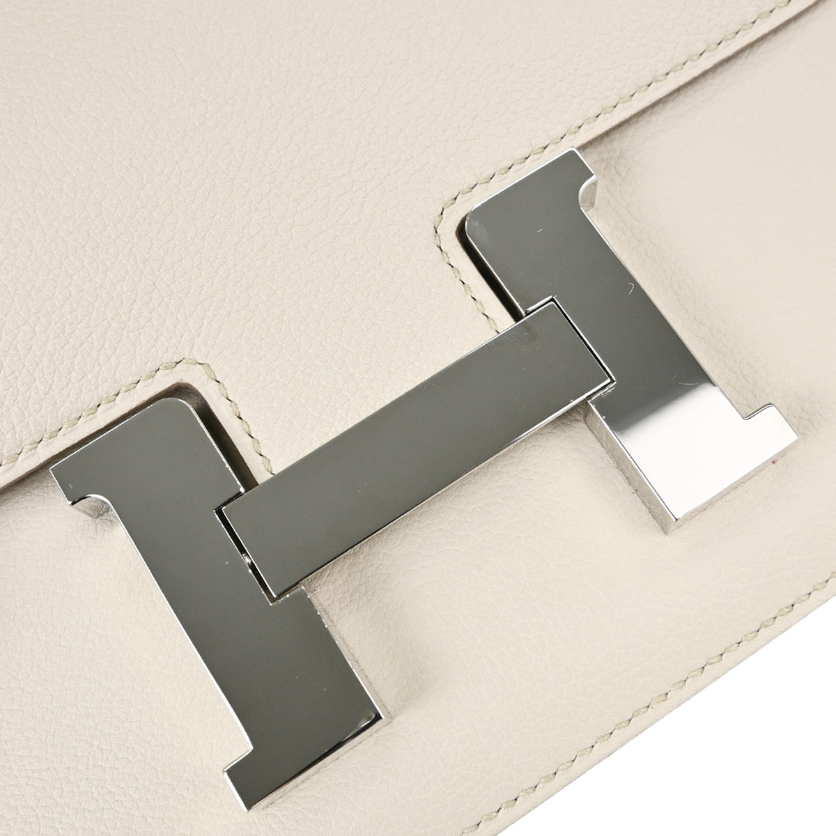 Hermes Vanille Evercolor Constance 24 Shoulder Bag