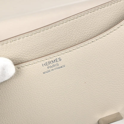 Hermes Vanille Evercolor Constance 24 Shoulder Bag