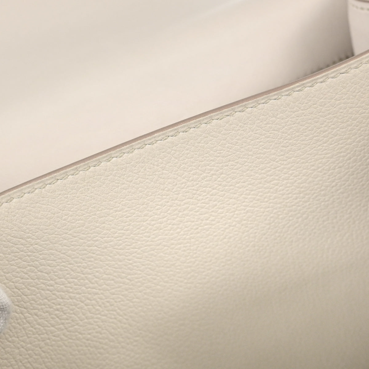 Hermes Vanille Evercolor Constance 24 Shoulder Bag