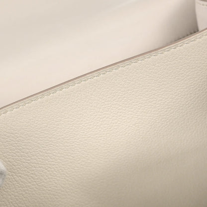 Hermes Vanille Evercolor Constance 24 Shoulder Bag