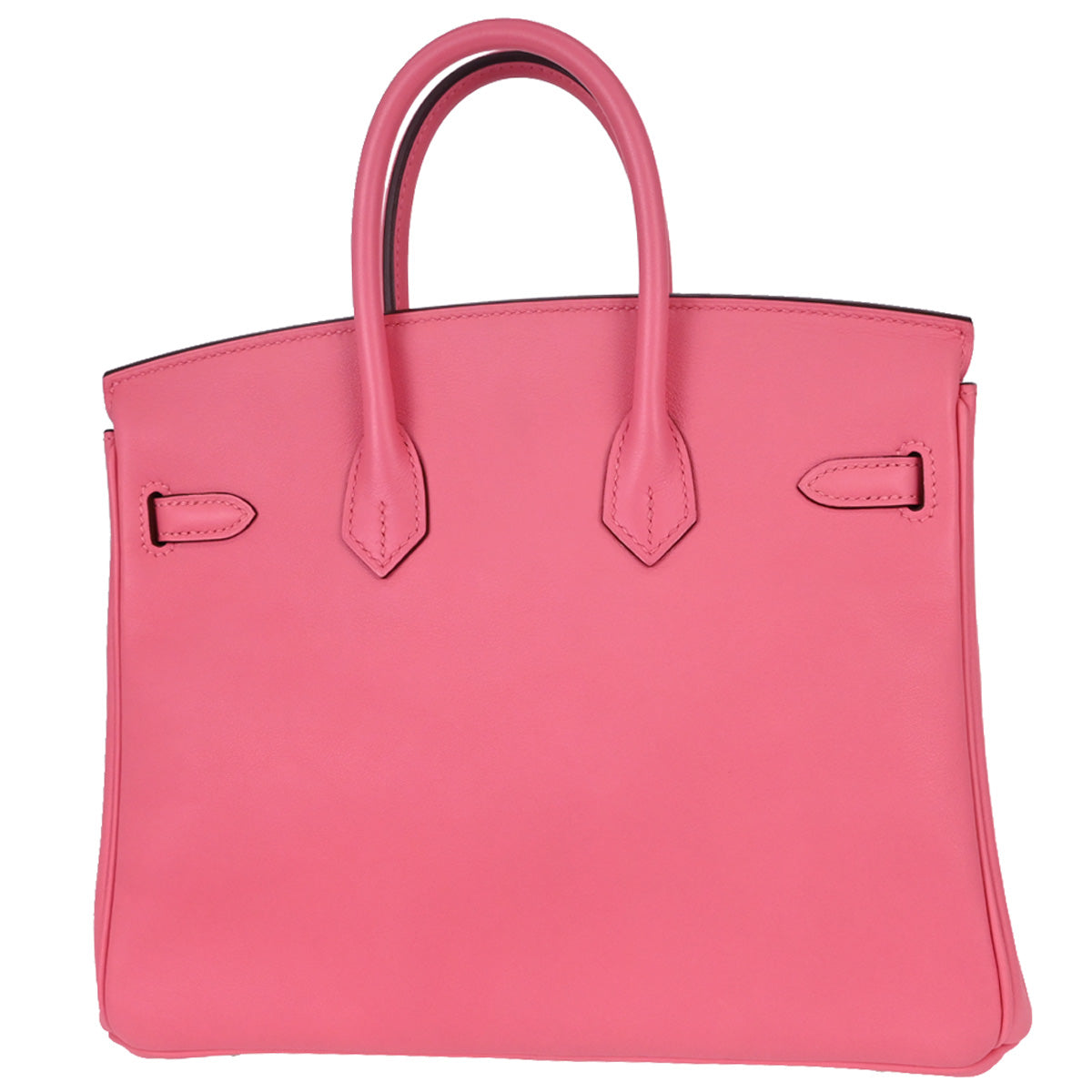 Hermes Rose Azalee Swift Birkin 25 Handbag